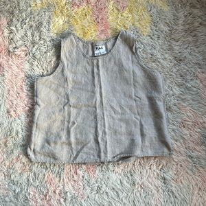 Flax linen tank
